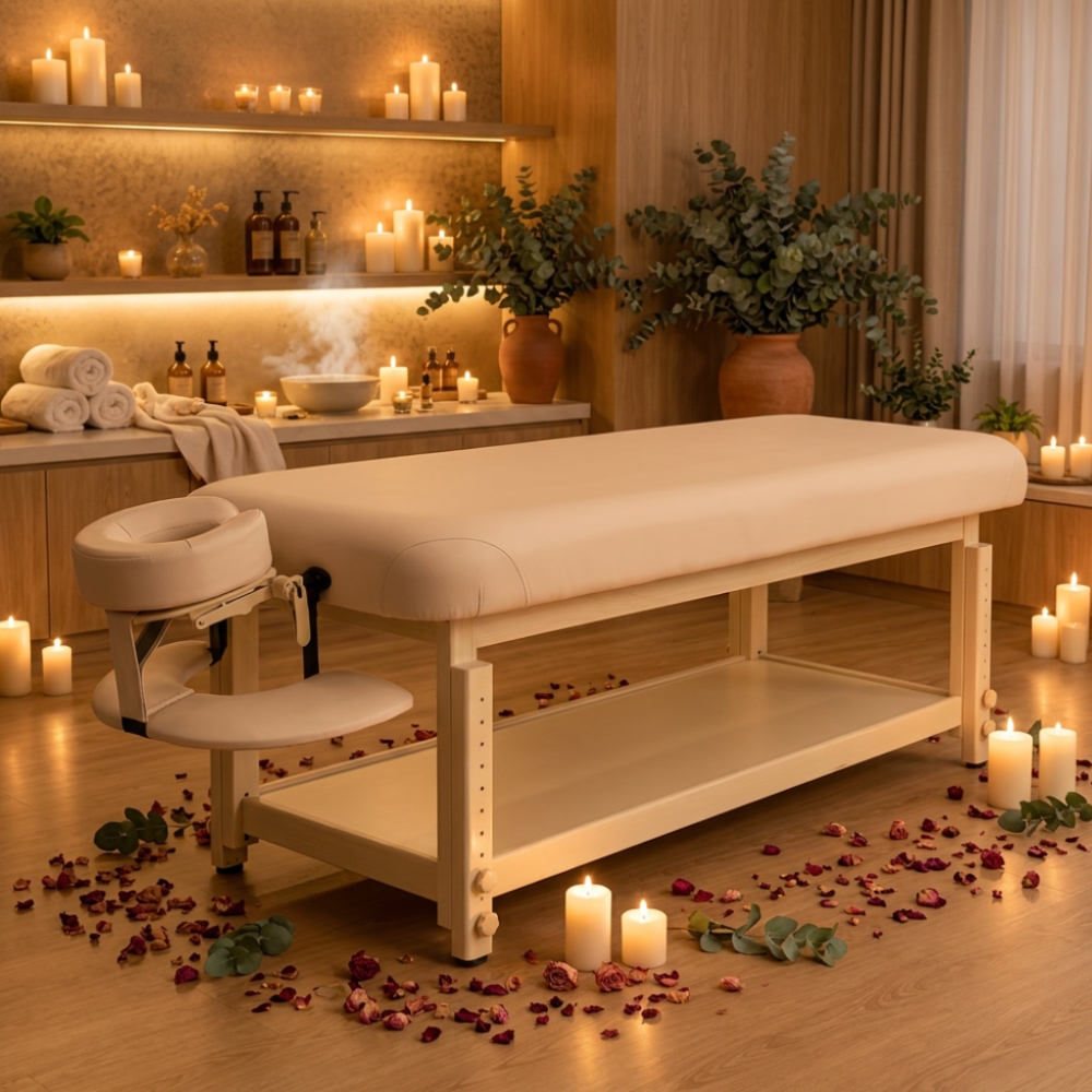 MASTER Archer   Flat Massage Therapy Spa Bed (1)