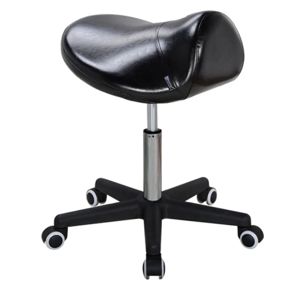 MASTER Hydraulic Saddle Stool with Chrome Base