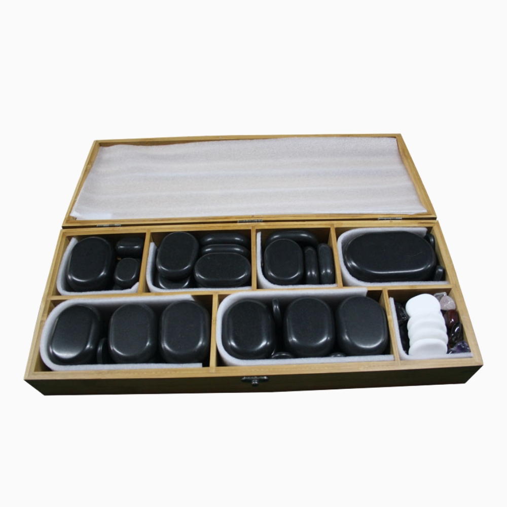 MASTER Massage Hot Stone Set 64 Pcs