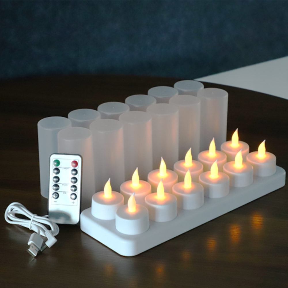 Rechargeable Tea Light Candles And Electric LED Candles