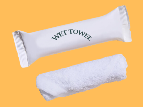 Wet Towels Cotton Wet Towel Sachet Pack