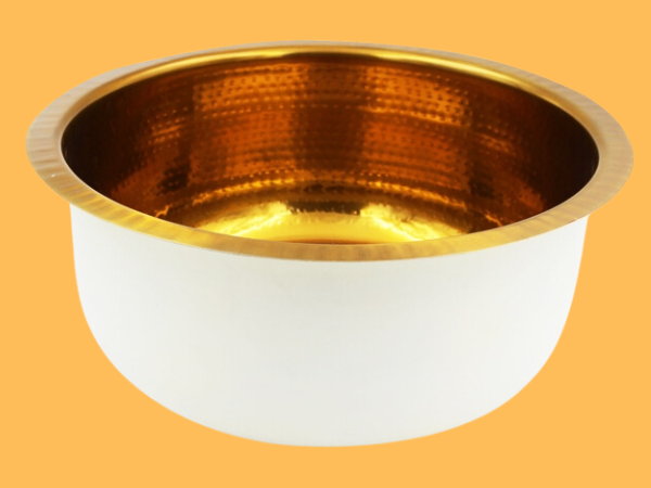 White Gold Pedicure Bowl